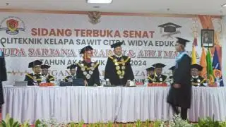 Lulusan Politeknik CWE Bekasi, Belum Wisuda tapi Sudah Diterima Kerja di  Perusahaan Sawit