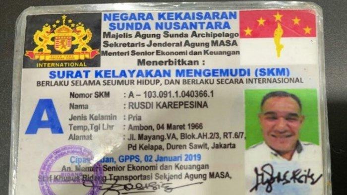 Ditilang, Warga Sunda Empire ini Ngaku Seorang Jenderal