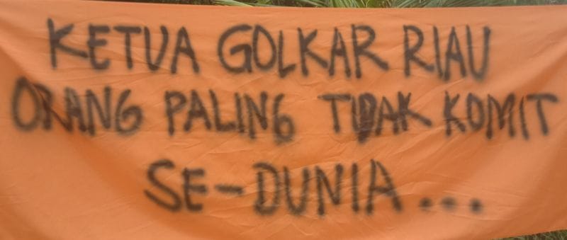 Ketua Golkar Riau Orang Paling Tidak Komit Sedunia