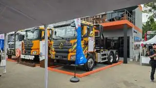 Tiga Line Up Truk Shacman Diboyong ke Mining Indonesia 2024
