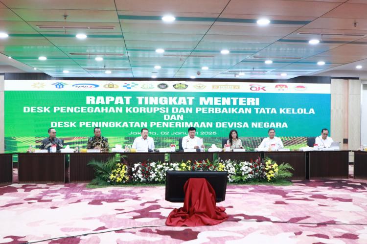 Jaksa Agung Pimpin Rapat Tingkat Menteri Bahas Pencegahan Korupsi dan Peningkatan Penerimaan Devisa