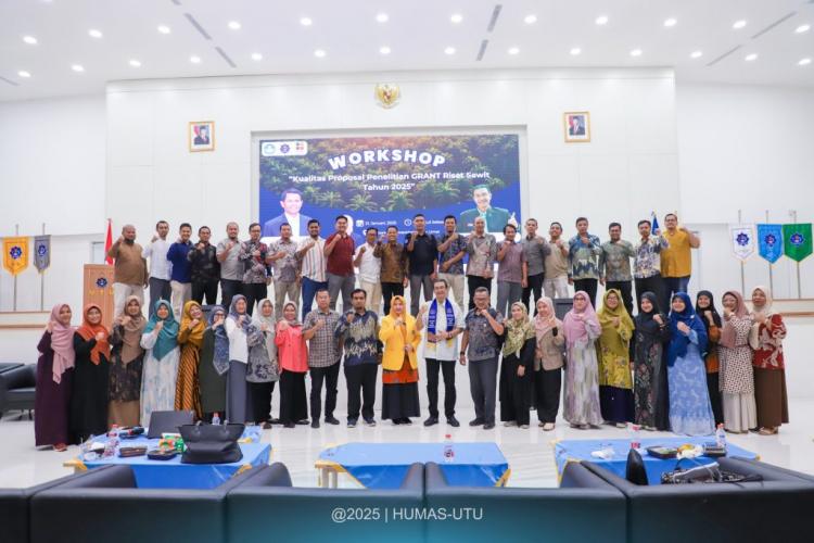 Kejar Hibah Grant Riset Sawit 2025, LPPM UTU Gelar Workshop Penulisan Proposal