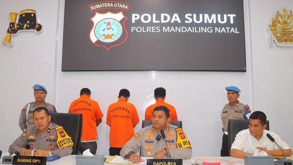Aniaya Pengepul Brondolan Sawit, Oknum Polisi dan 2 Anaknya Jadi Tersangka
