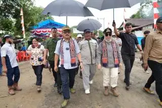 Hasil Kolaborasi Pemerintah dan Perusahaan Sawit, Jembatan Kabe di Tommo Diresmikan