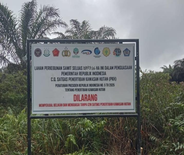 Ribuan Hektar Kelapa Sawit Ditindak Satgas PKH, Petani Tebo Merapat ke Aspek-Pir