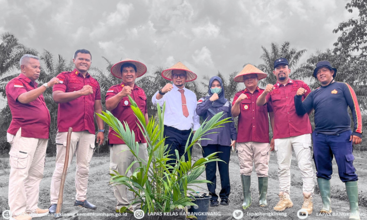 Warga Binaan Lapas Bangkinang Dilatih Budidaya Sawit