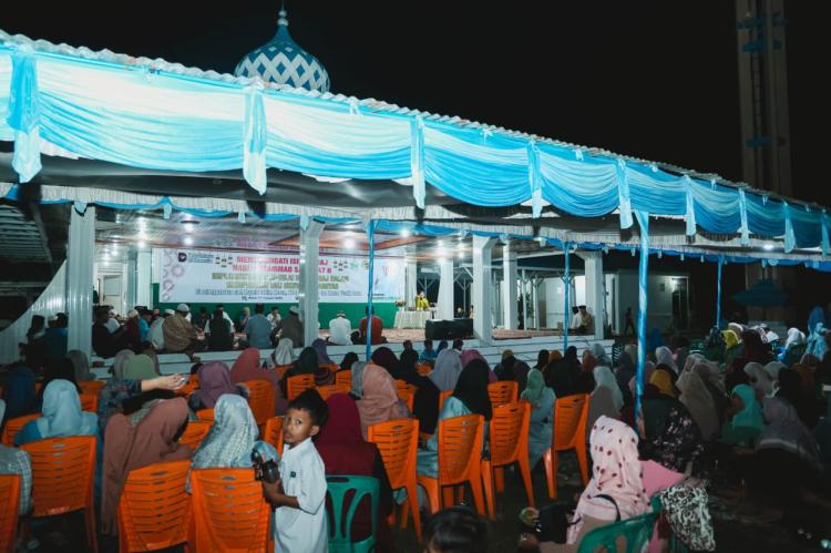 Ratusan Masyarakat Kasikan-Talang Danto Peringati Isra Miraj Bersama PTPN IV Regional III Tandun