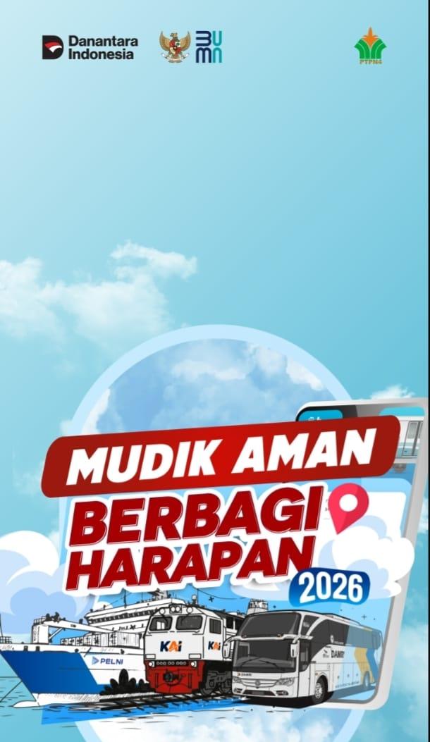 PTPN IV Regional IV Jambi-Sumbar Gelar Mudik Gratis Idul Fitri 1447 H, Bertajuk “Mudik Aman, Berbagi Harapan”