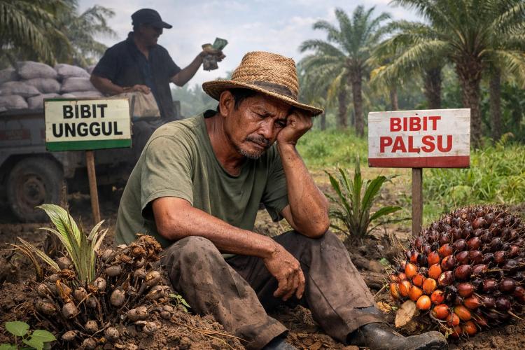 Dibodohi Pedagang Bibit Murah, Petani Sawit di Jambi Alami Panen Boncos