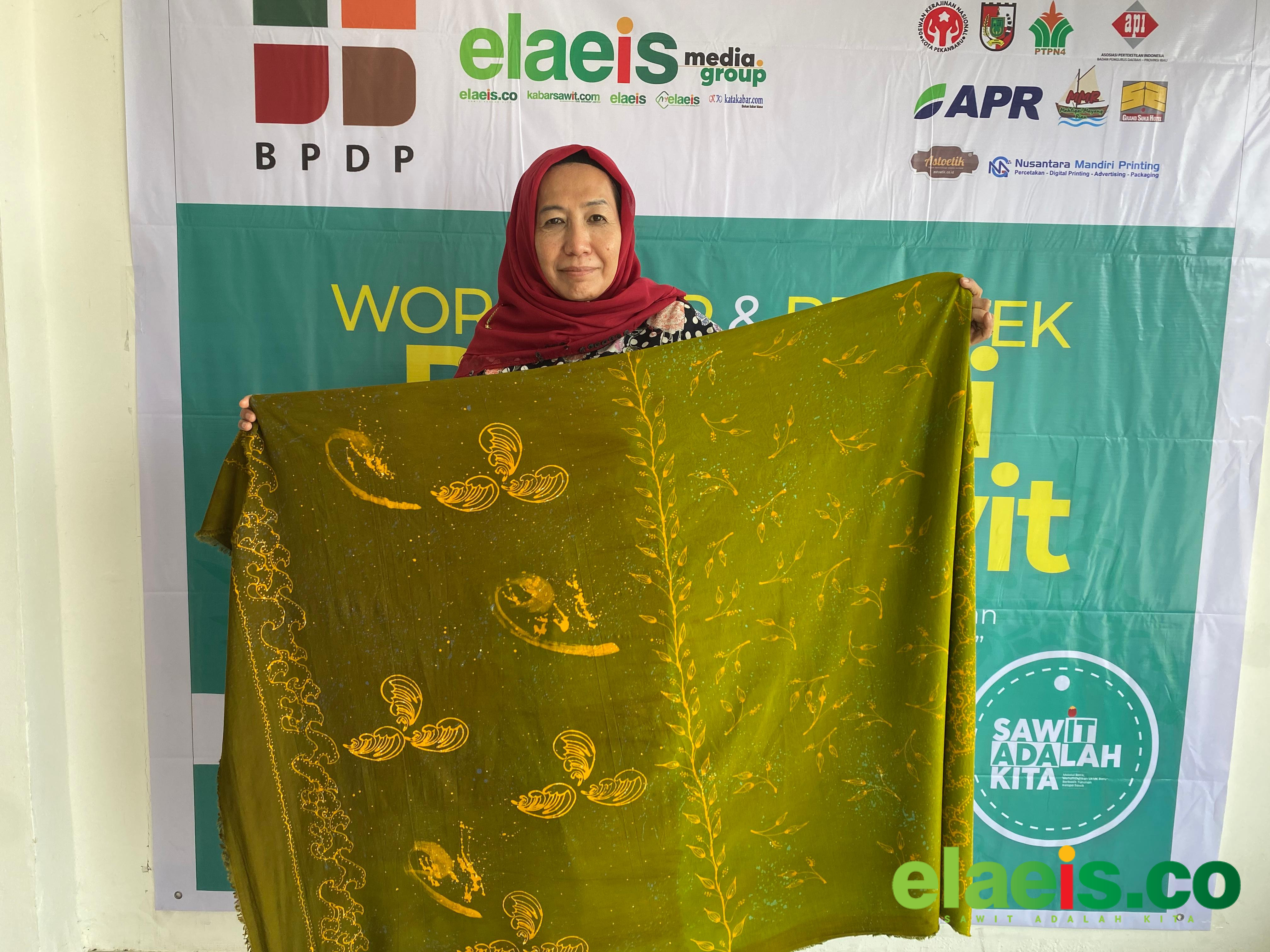 Wau, Hasil Karya Workshop Batik Sawit EMG Akan Meriahkan Launching Batik Sawit Riau Mei Mendatang