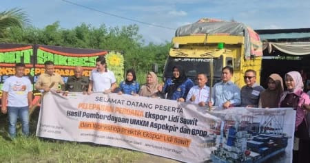 7 Koperasi Sapu Bersih Cuan dari Ekspor 28 Ton Lidi Sawit ke China