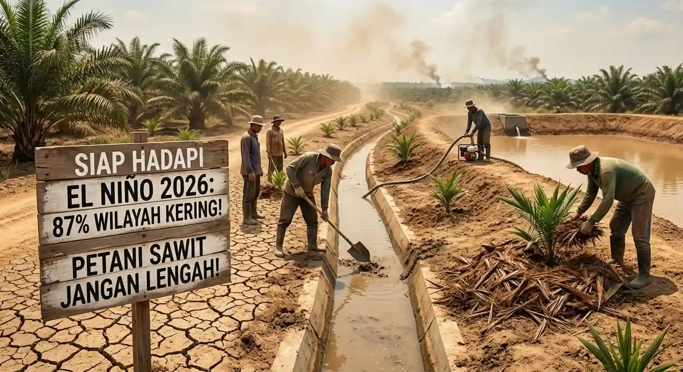 87 Persen Wilayah Indonesia Lebih Kering, Petani Sawit Harus Siapkan Ini dari Sekarang