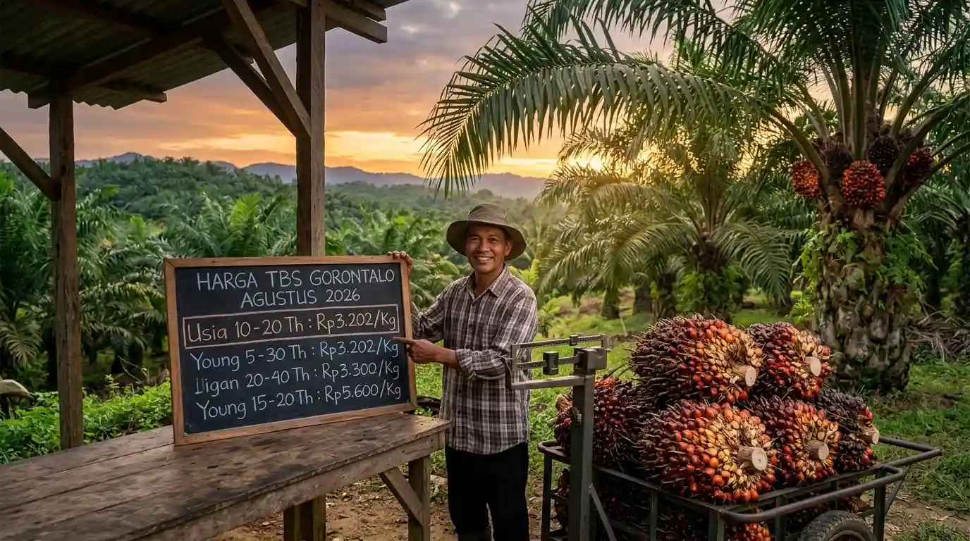 Harga Sawit Gorontalo Melambung Tinggi Jadi Rp3.202/Kg, Ini Daftar Lengkapnya