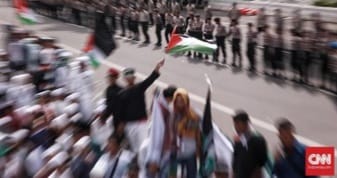 Polri Kirim Ribuan Personel Kawal Aksi Solidaritas Palestina